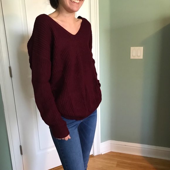 Twist Back Sweater - Picture 3 of 5